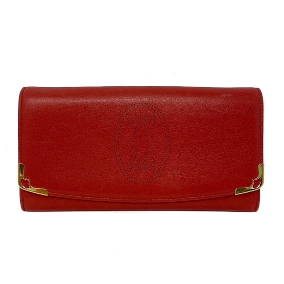 Cartier Leather Long Flap Wallet - Picture 1 of 9